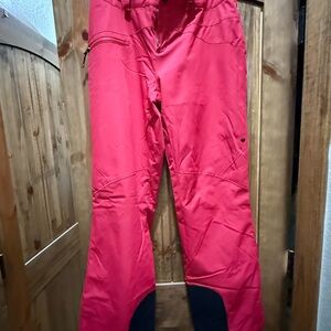 Obermeyer Women's Red and Black Ski Pants
